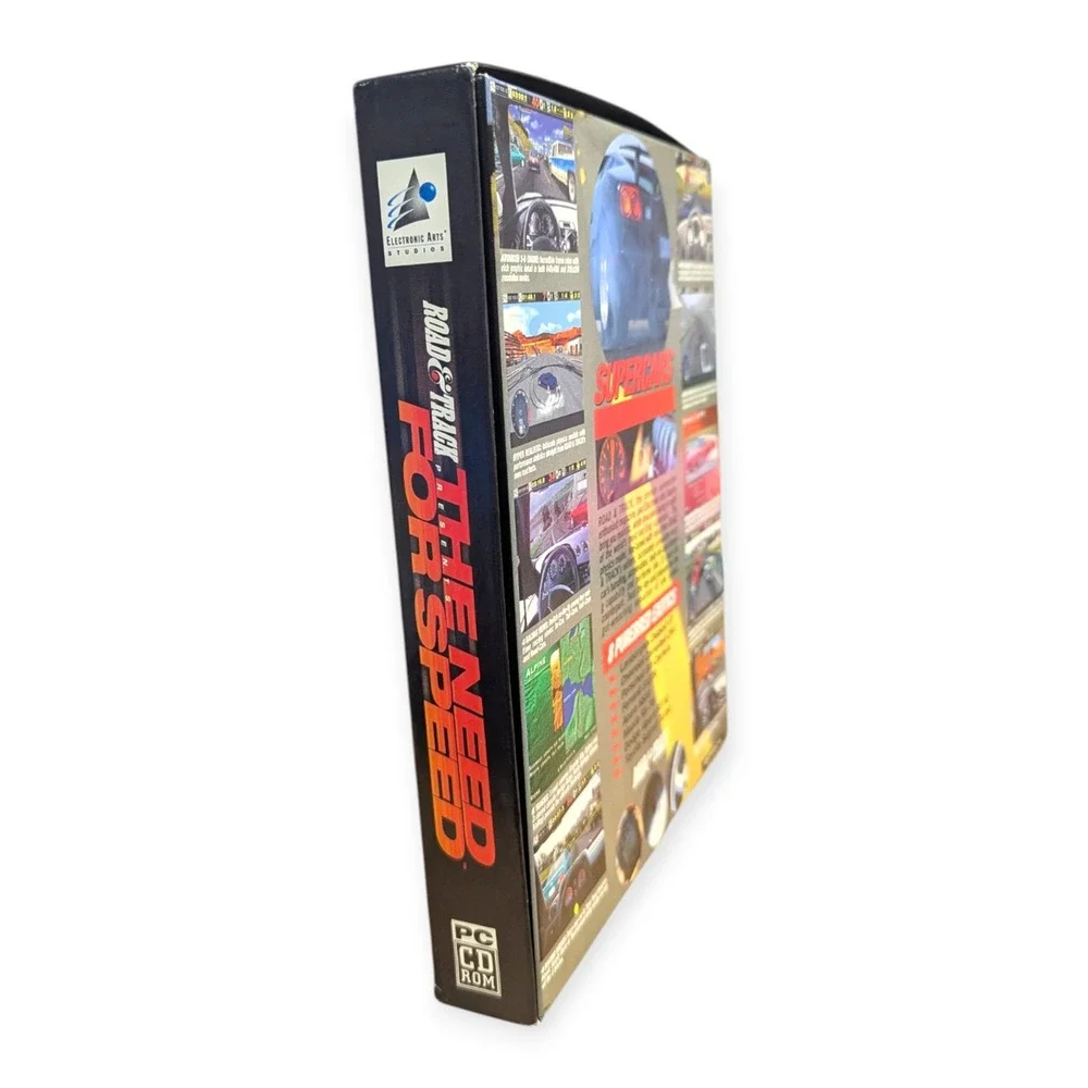 Road & Track Presents The Need for Speed PC CD-ROM Big Box 1995 Vintage EA CIB
